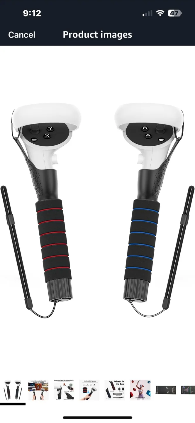 Handle Attachments Accessories for Quest 2/Quest/Rift thumbnail