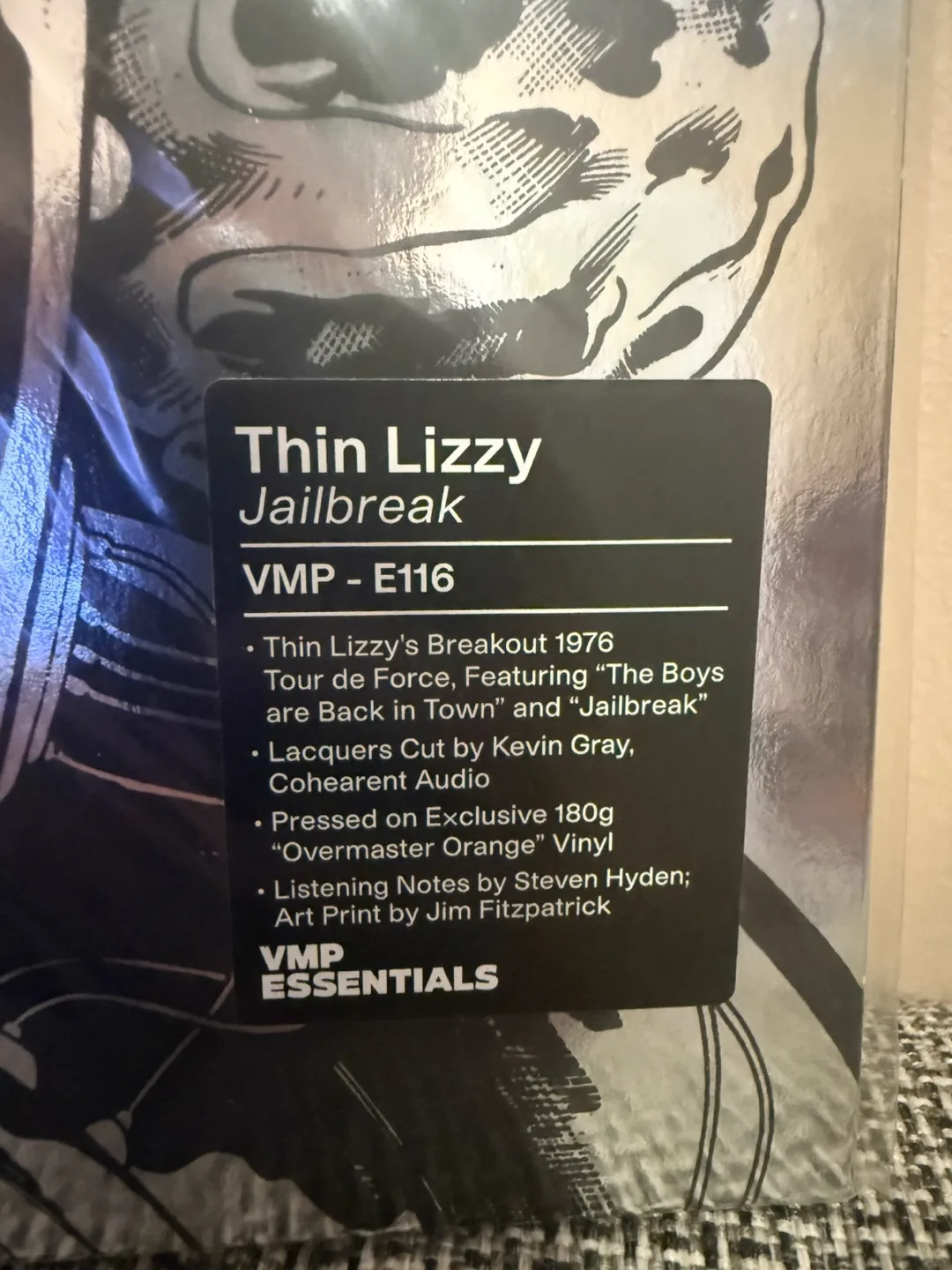 Thin Lizzy Jailbreak VMP Essentials Vinyl Record image indicator(2)