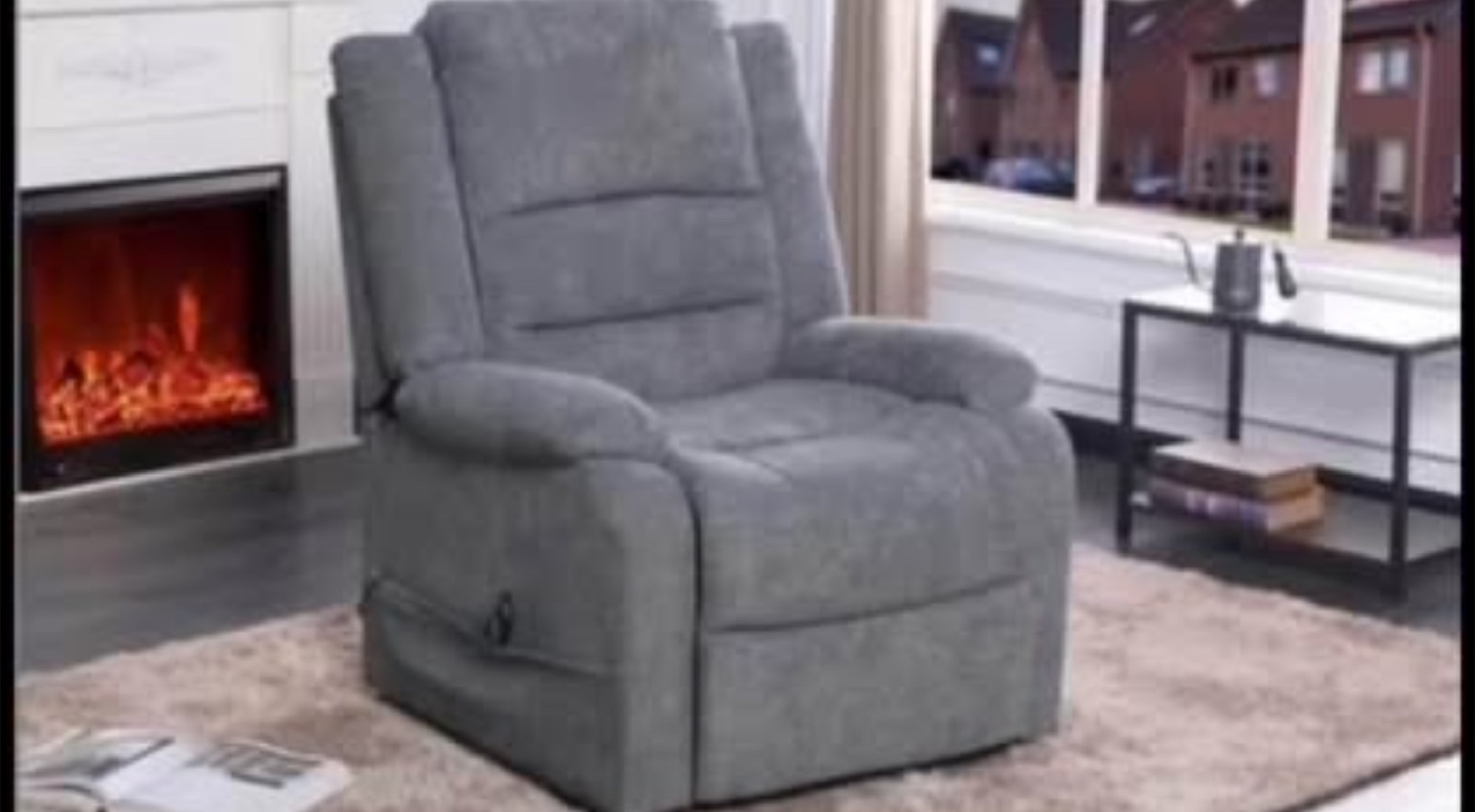 Dark Gray Massage Sofa Recliner