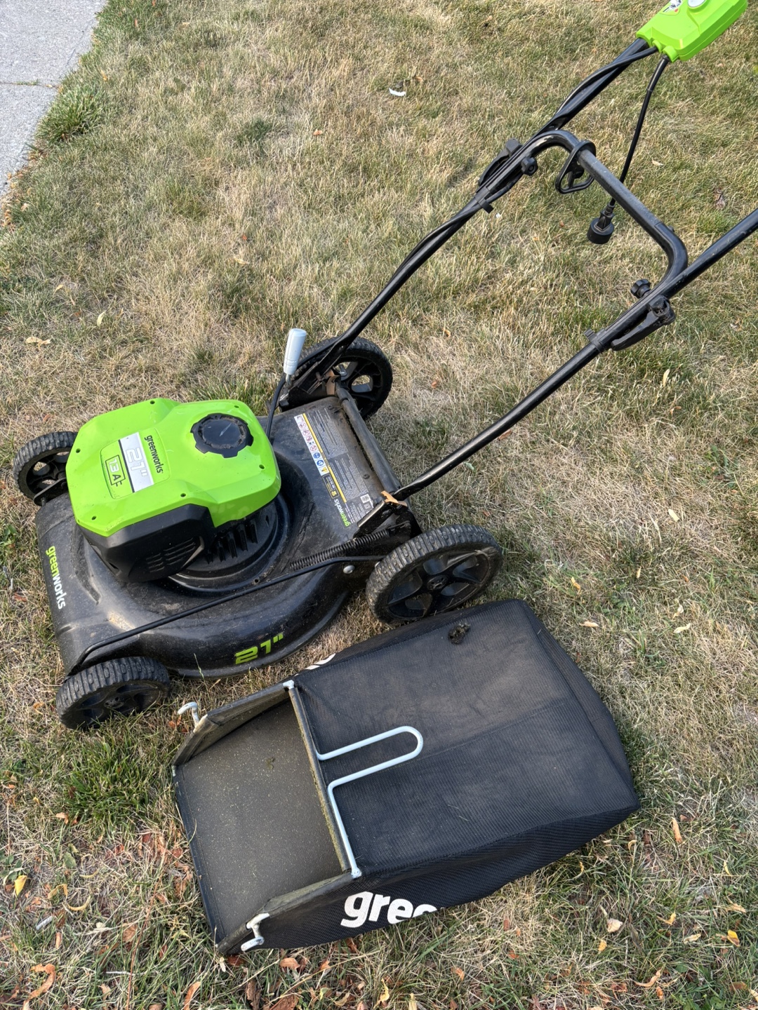 Greenworks 21-inch Cordless Lawn Mower - photo 2