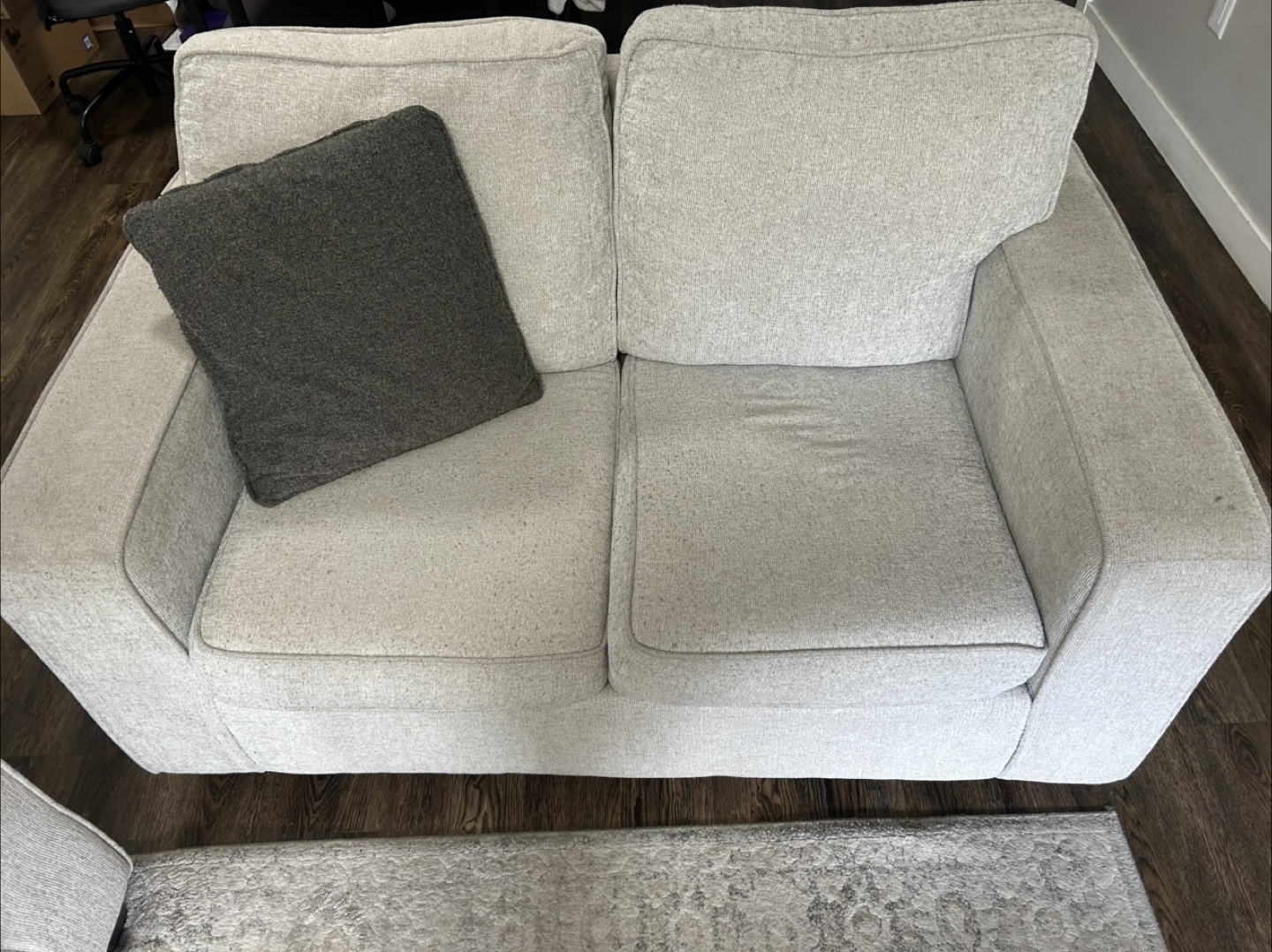 Neutral-Toned Sofa and Loveseat Set - photo 2