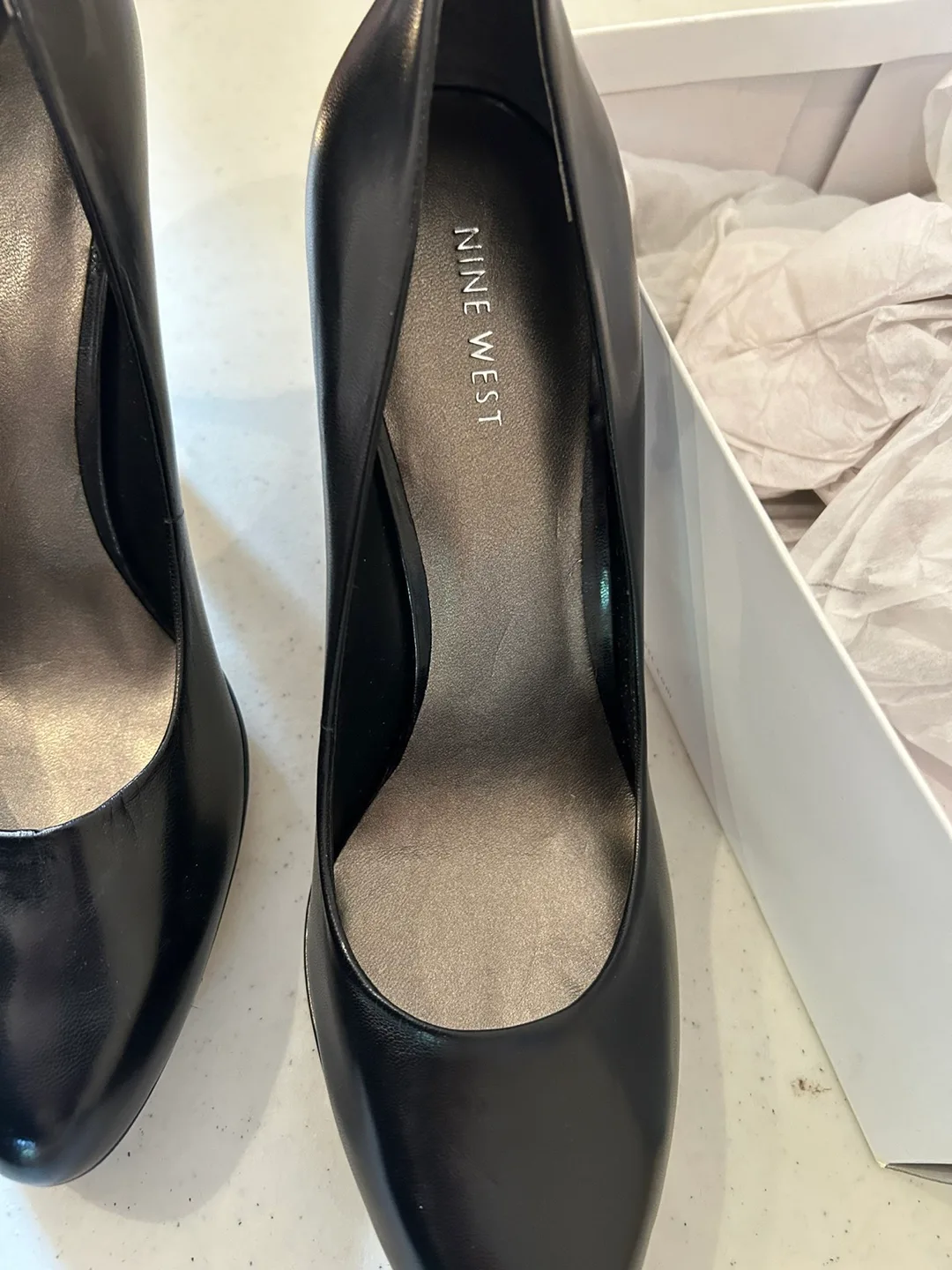 Nine West Black Heels with Box image indicator(3)