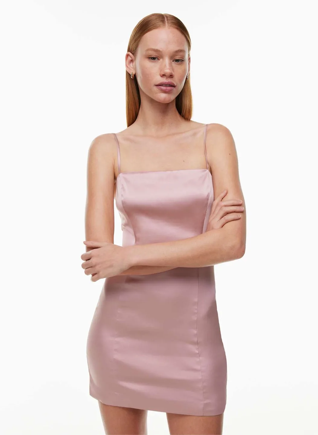 Aritzia Babaton Mini Slip Dress - Pink, Size 4 thumbnail