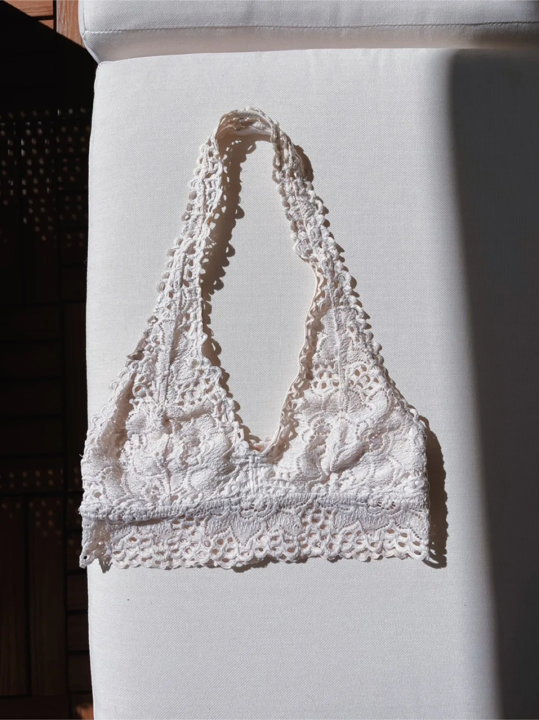 Free people Lace Halter Bra Top-Size S thumbnail