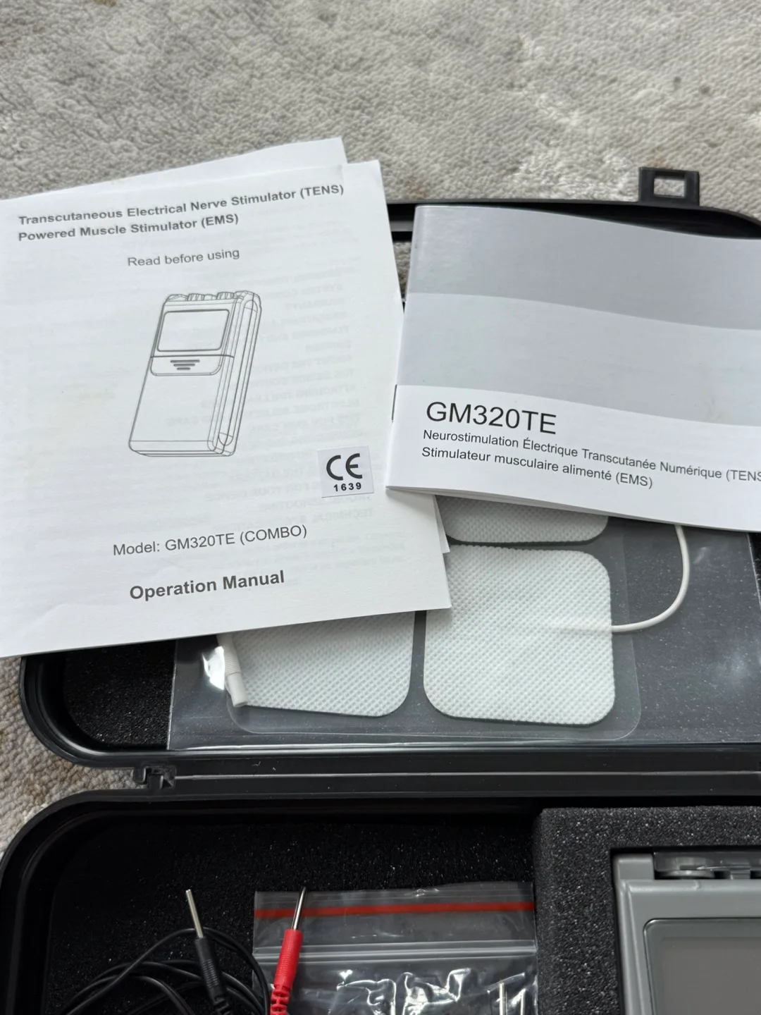 GM320-TE Dual Channel TENS/EMS Unit – Transcutaneous Electrical image indicator(2)