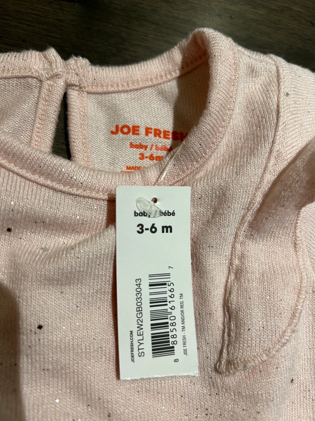 Joe Fresh Baby Top - Size 3-6 Months thumbnail