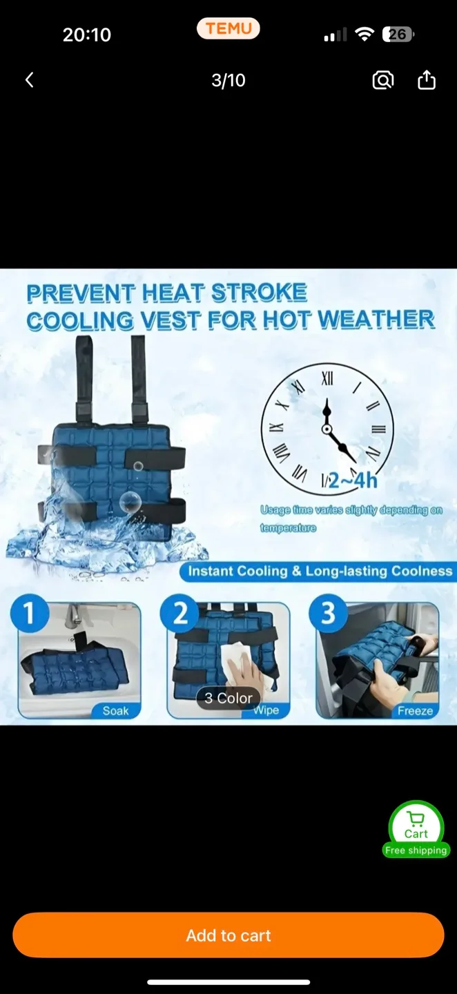 Cooling Vest - Keep Cool in Hot Weather image indicator(3)