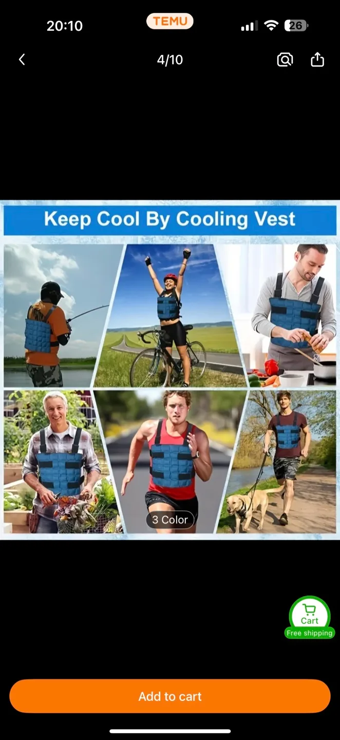 Cooling Vest - Keep Cool in Hot Weather image indicator(4)