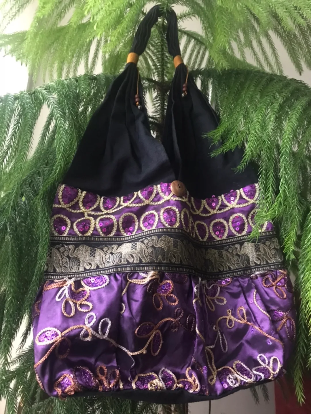 Summery Hand-embroidered Bag/Handbag/Purse thumbnail