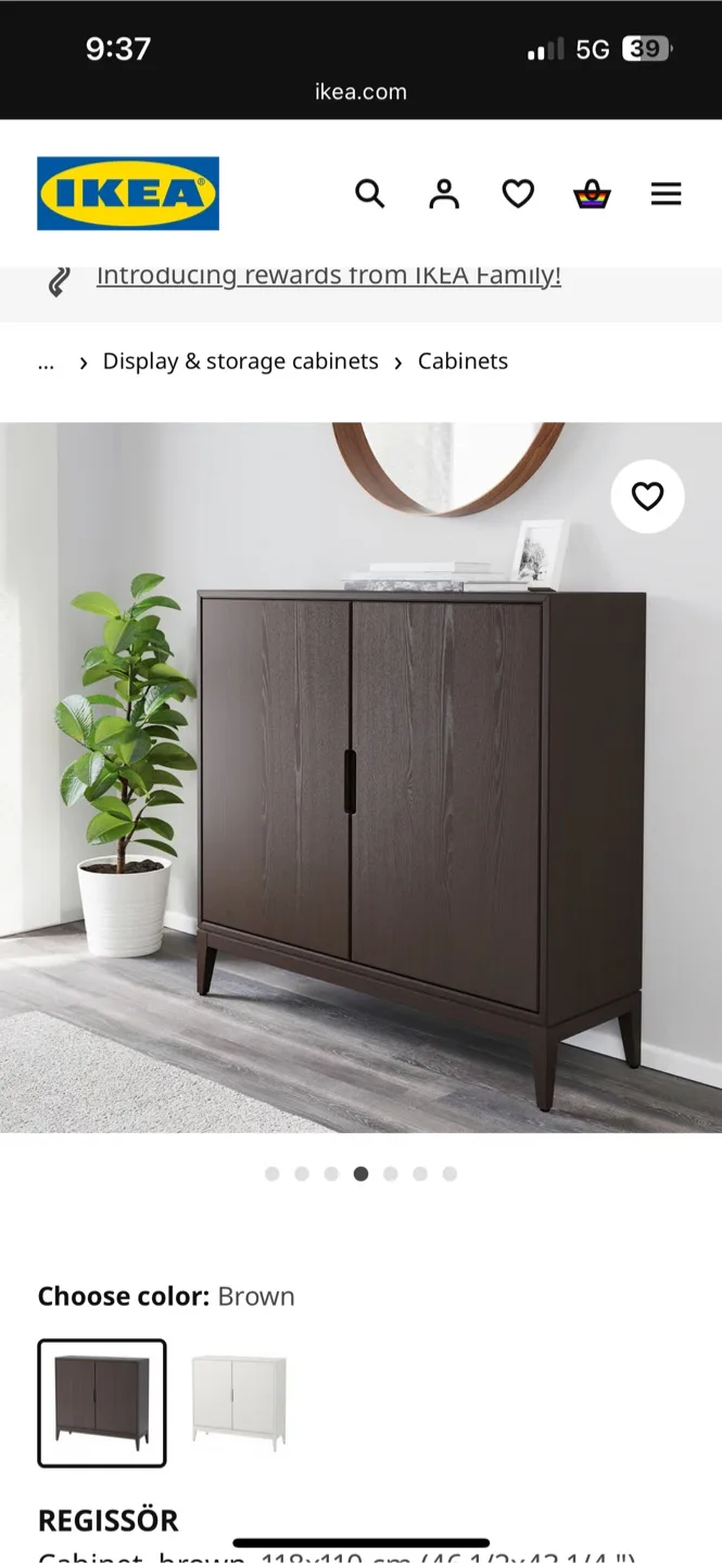 Like new IKEA Cabinet - Regissör thumbnail