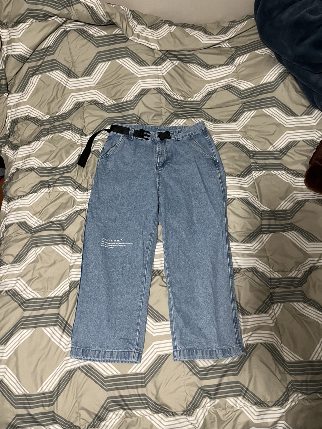 JHYQ Baggy Wide Denim Jeans Men’s
