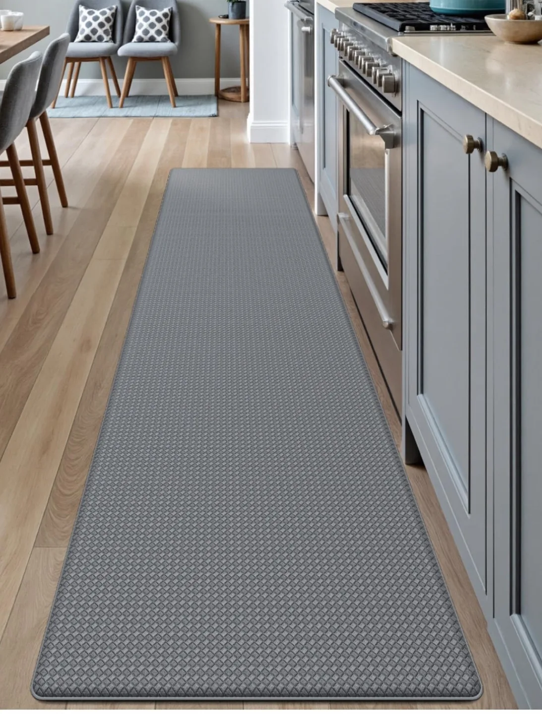 Grey Kitchen Mat - Easy to Clean thumbnail