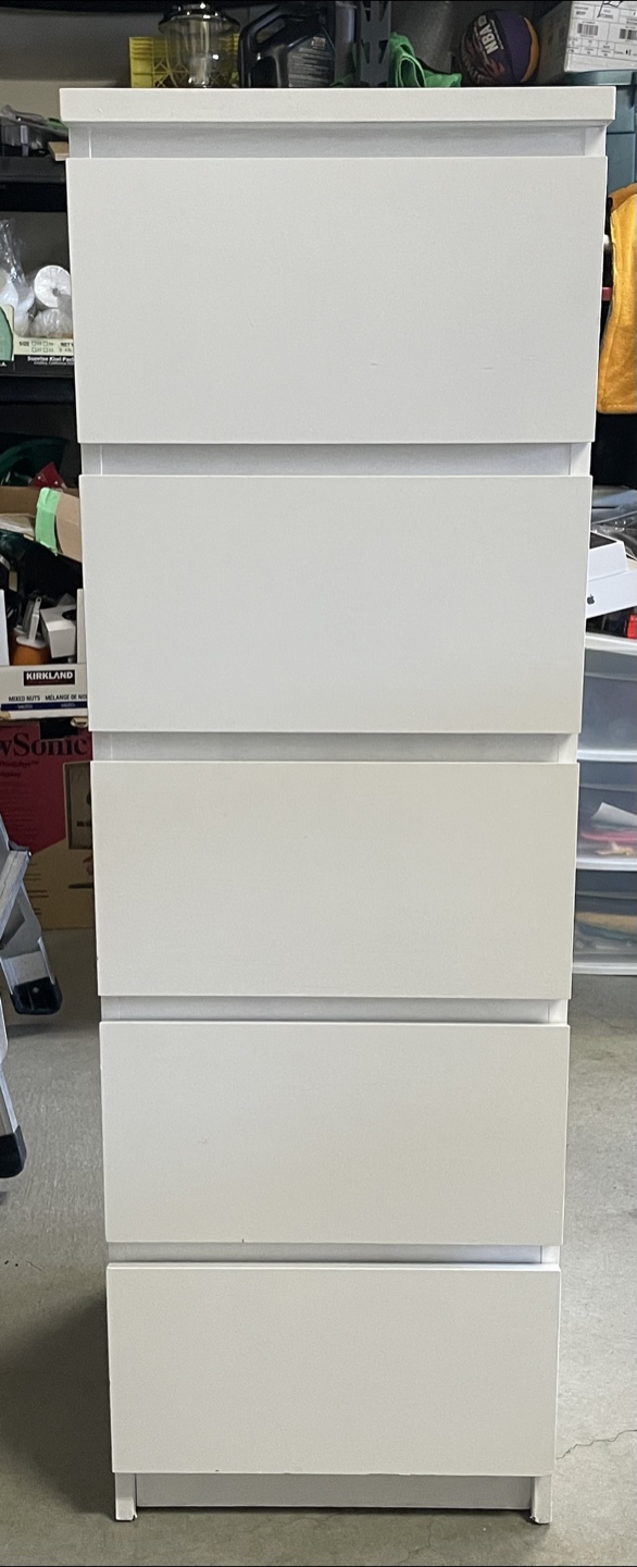 IKEA White 5-Drawer Dresser