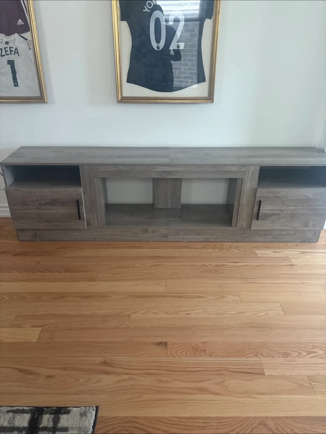 Grey TV Stand Console thumbnail