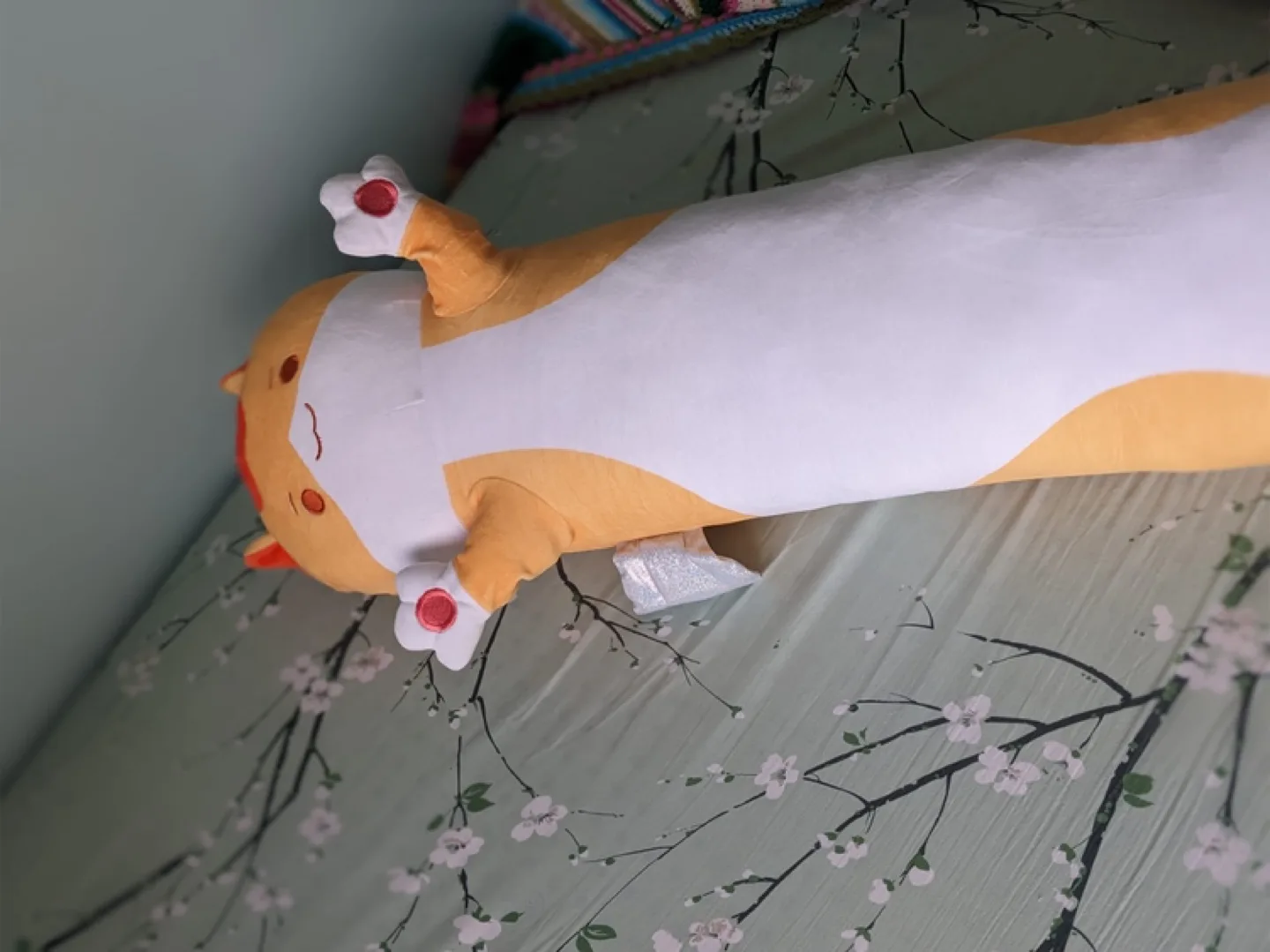 Cute Cat Long Plush Pillow image indicator(2)