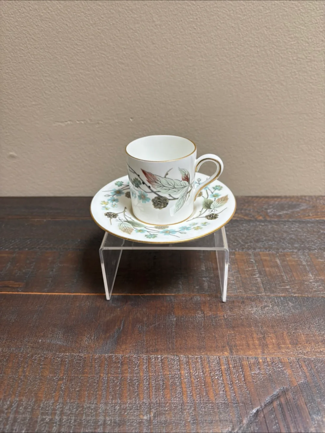 🇨🇦Wedgwood Spring Morning Demitasse Cup & Saucer thumbnail