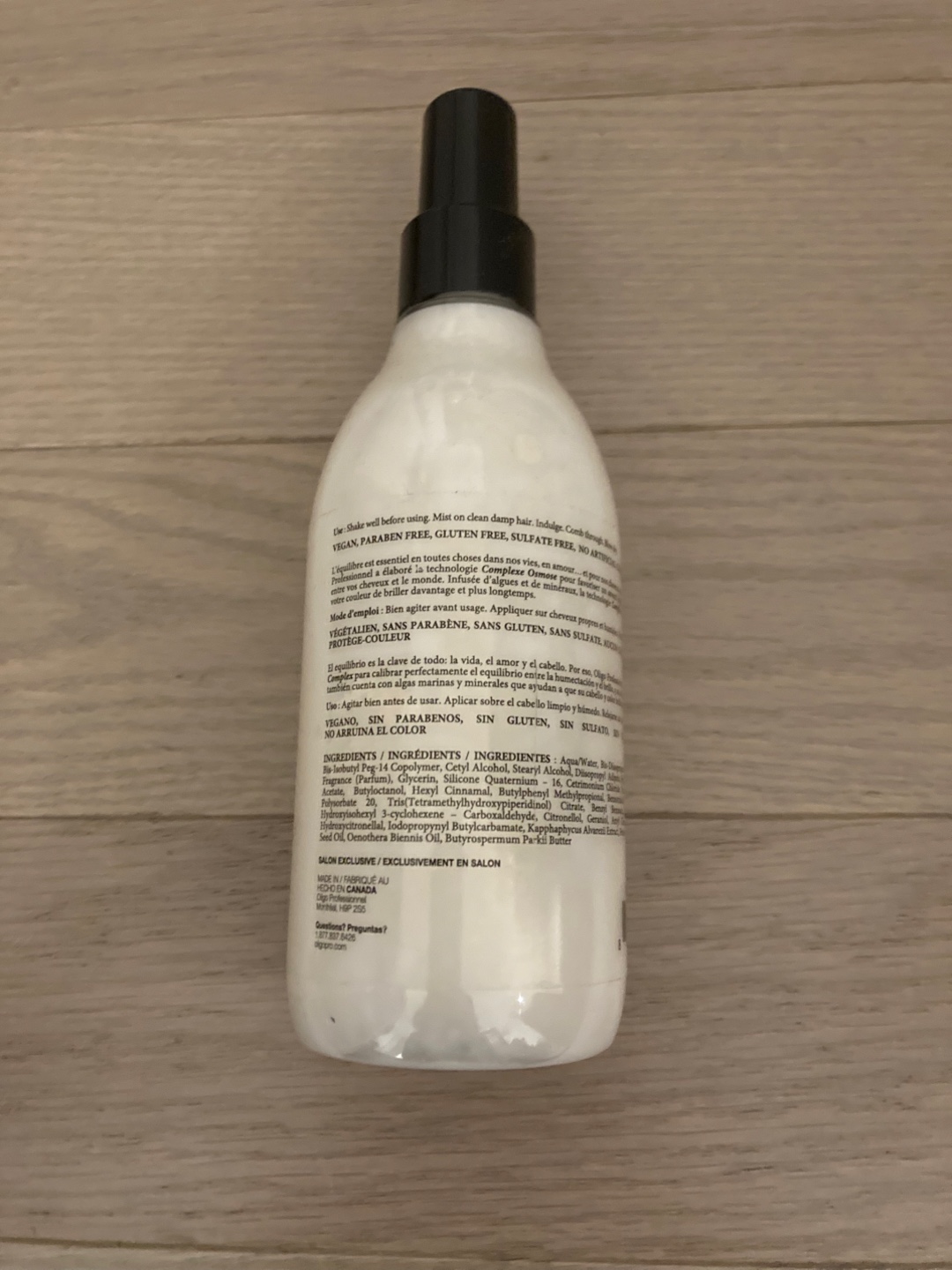 🇨🇦🍁Oligo Professionnel Calura Blowout Mist - photo 2