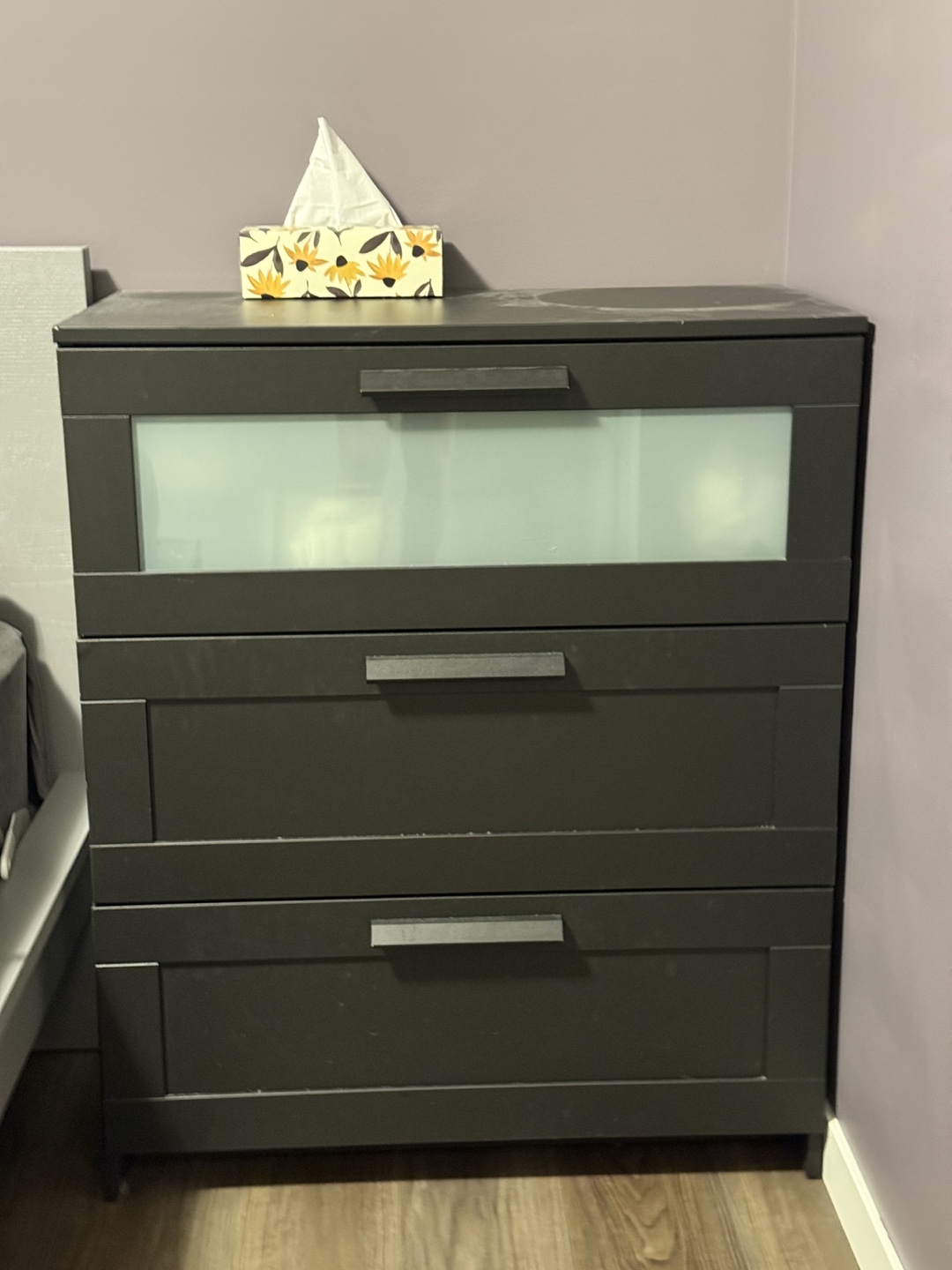 IKEA Brimnes 3-Drawer Chest, Black