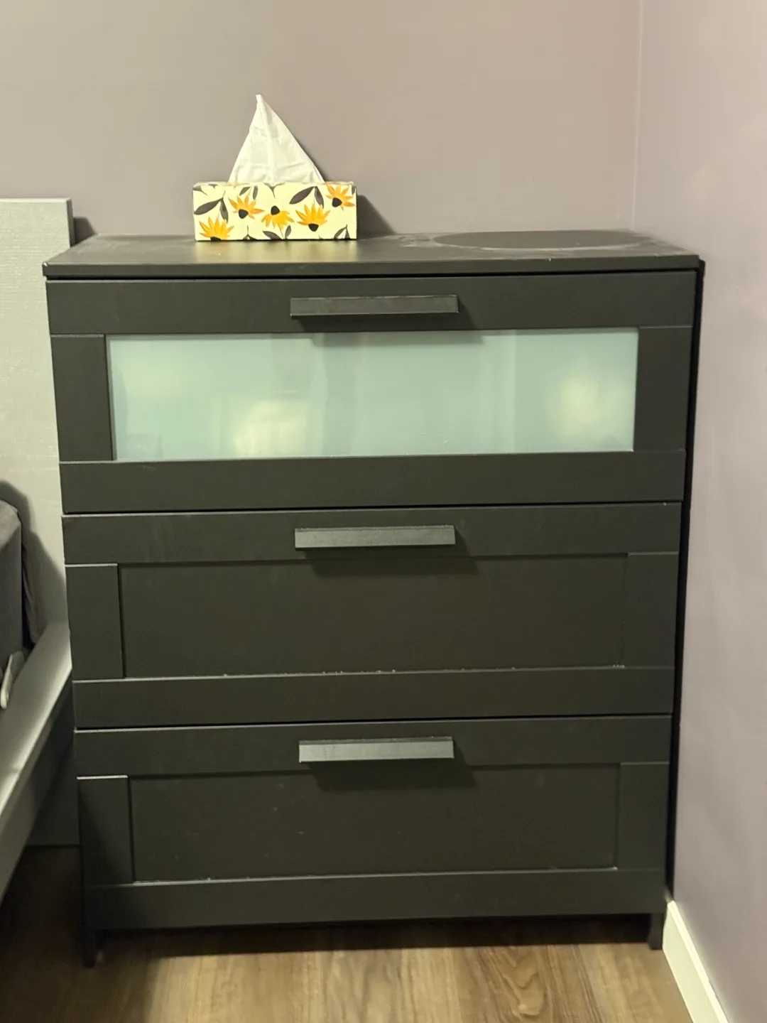 IKEA Brimnes 3-Drawer Chest, Black thumbnail