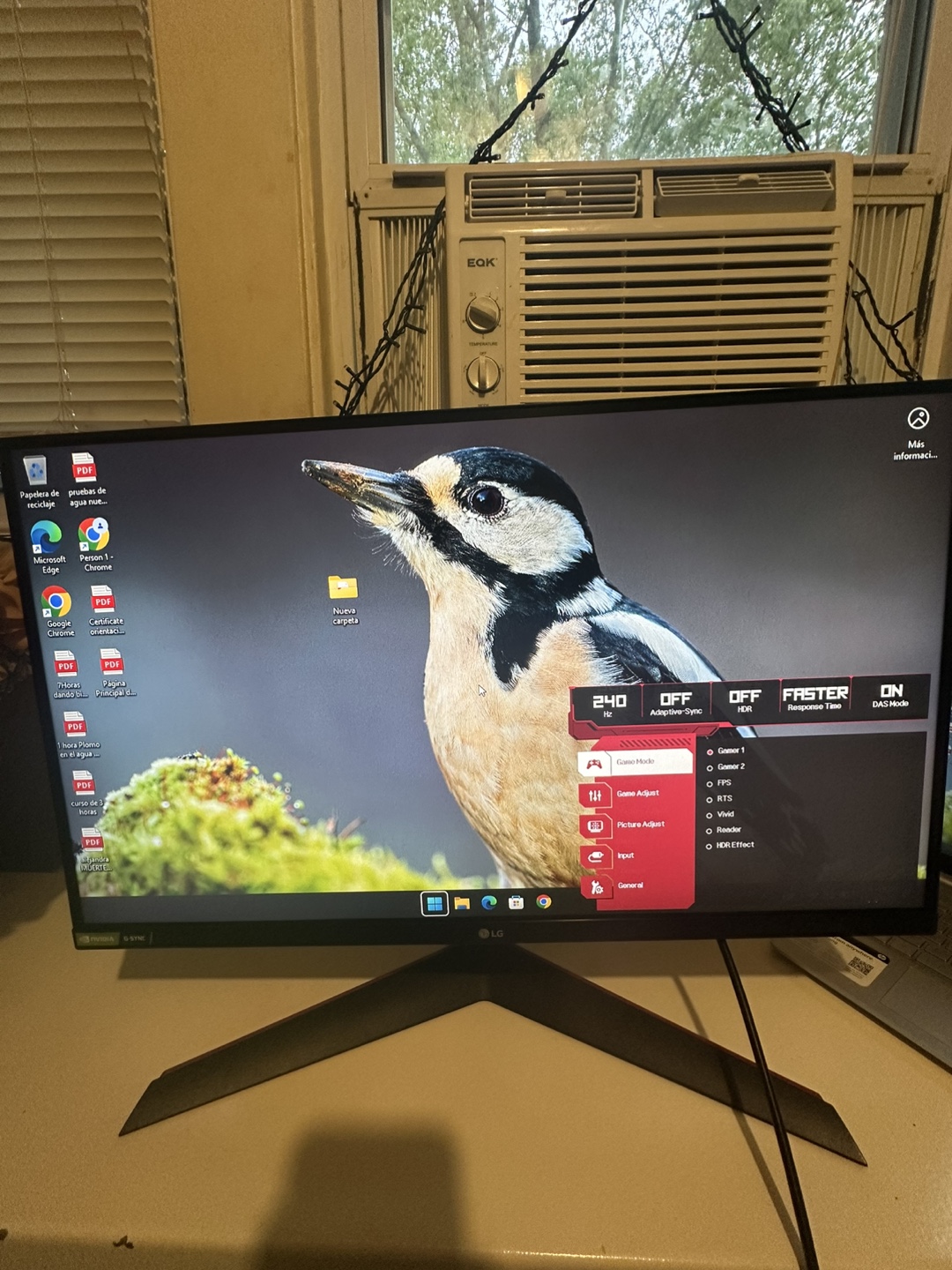LG 27" 240hz UltraGear QHD Gaming Monitor - photo 3