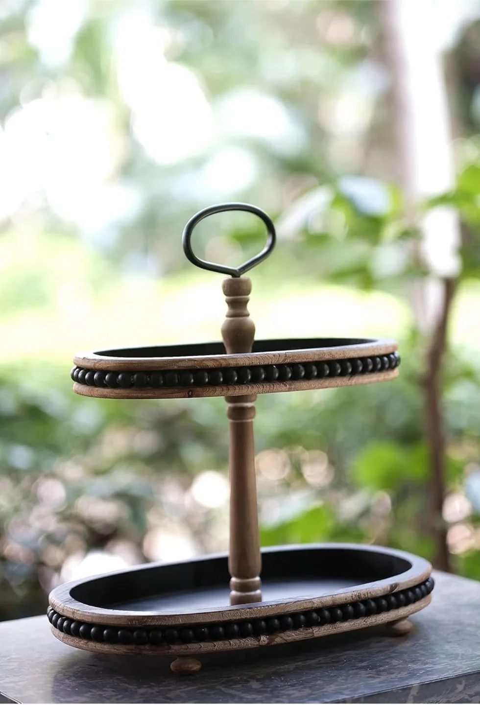 Lavender Farmhouse 2 Tiered Tray Stand thumbnail