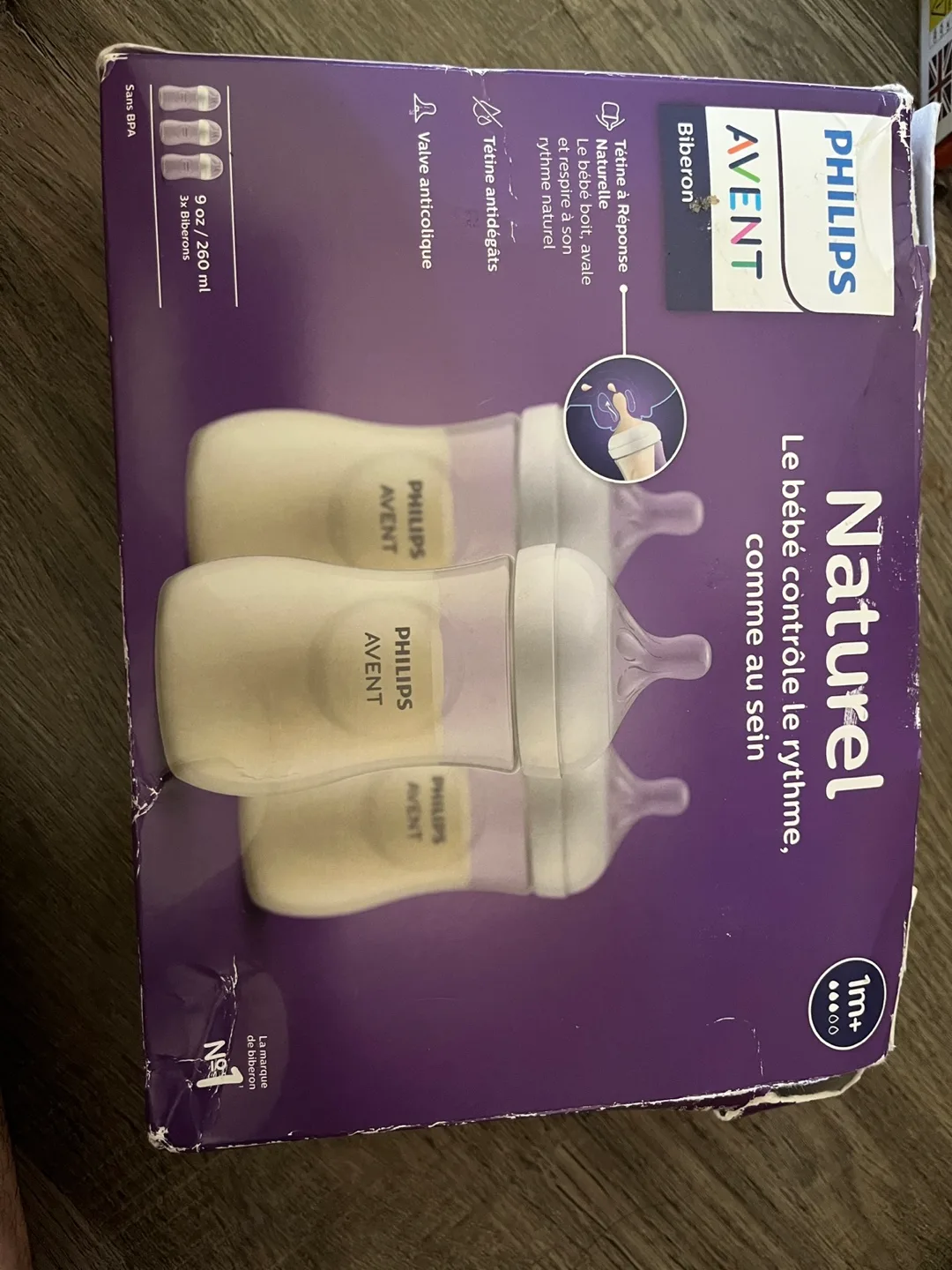 Philips Avent Natural Baby Bottles (3-6m) thumbnail