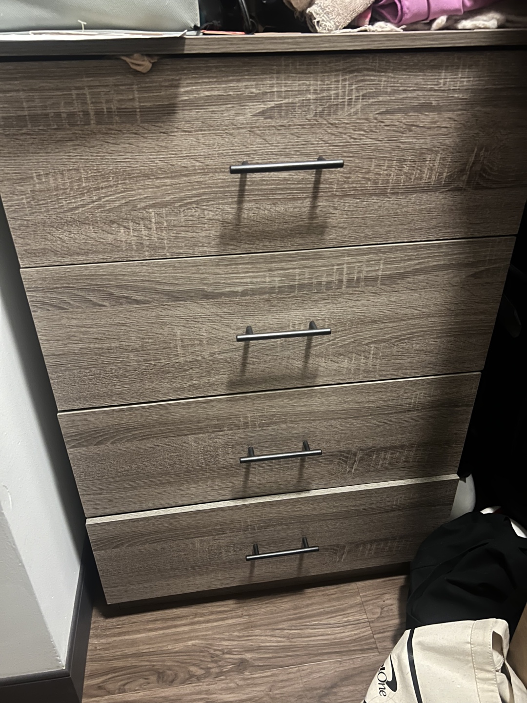 4-Drawer Dresser - Wood Grain Finish