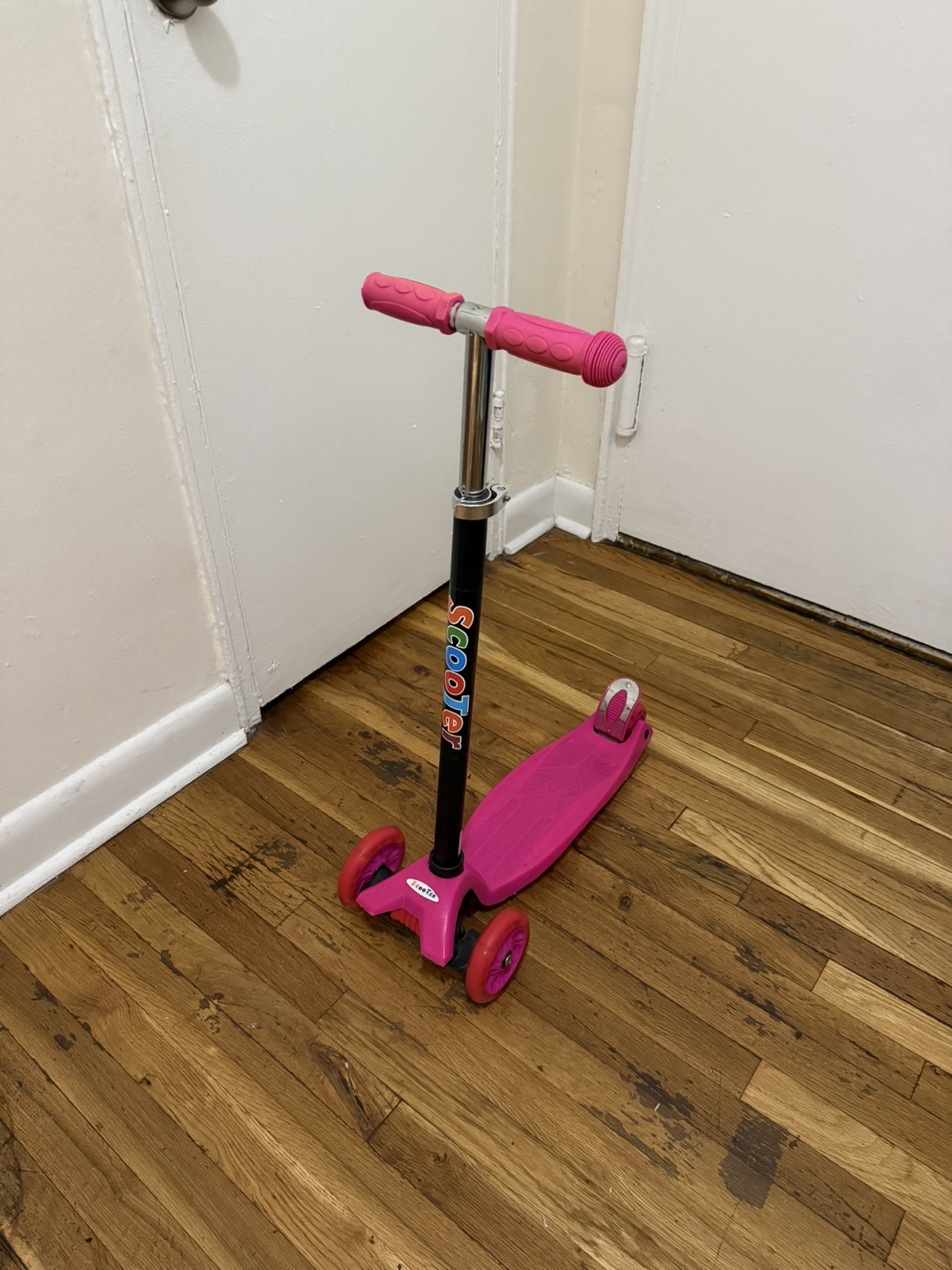 Pink 3 Wheel Scooter
