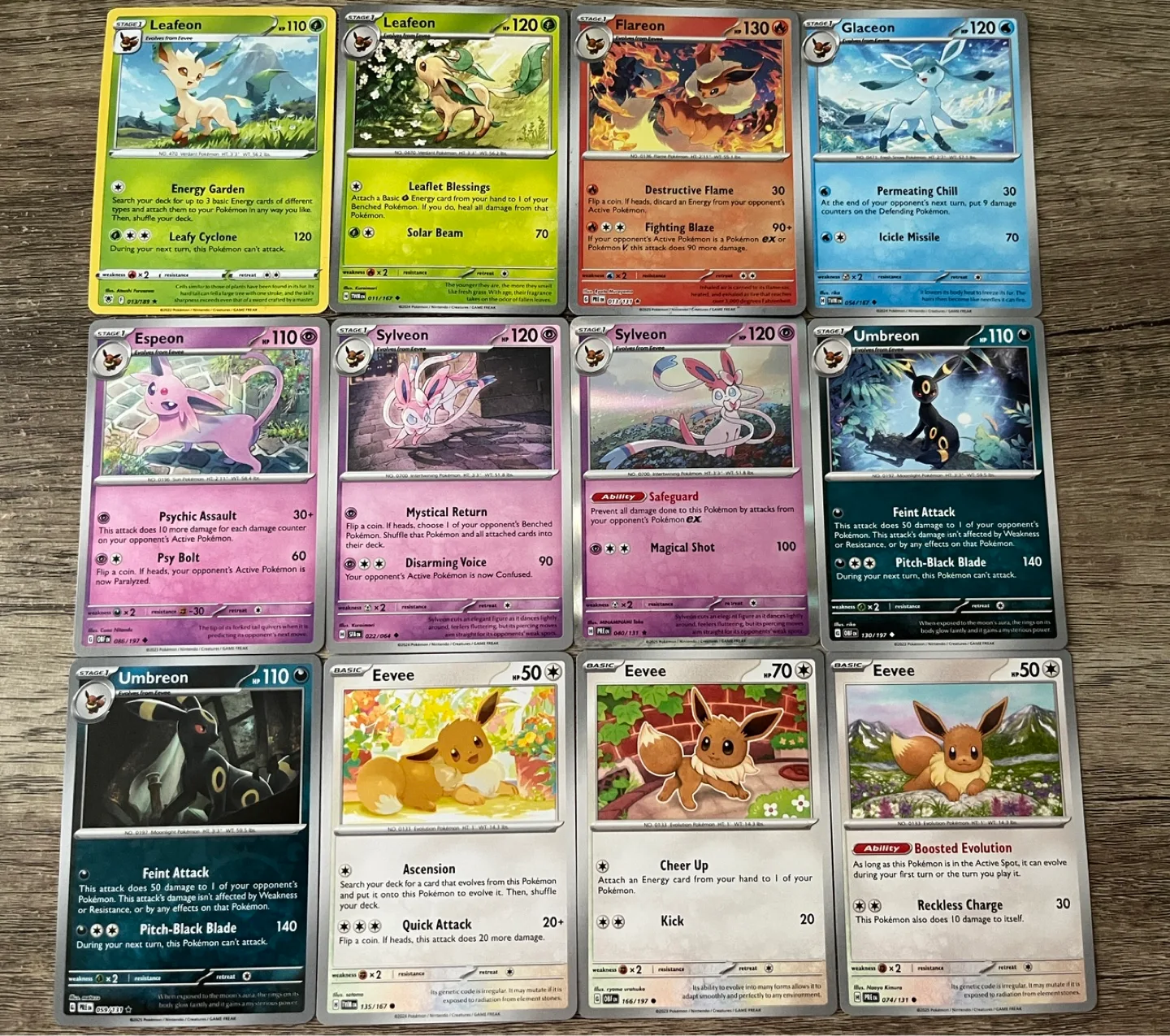 Pokemon Eevee and Eeveelution Cards thumbnail