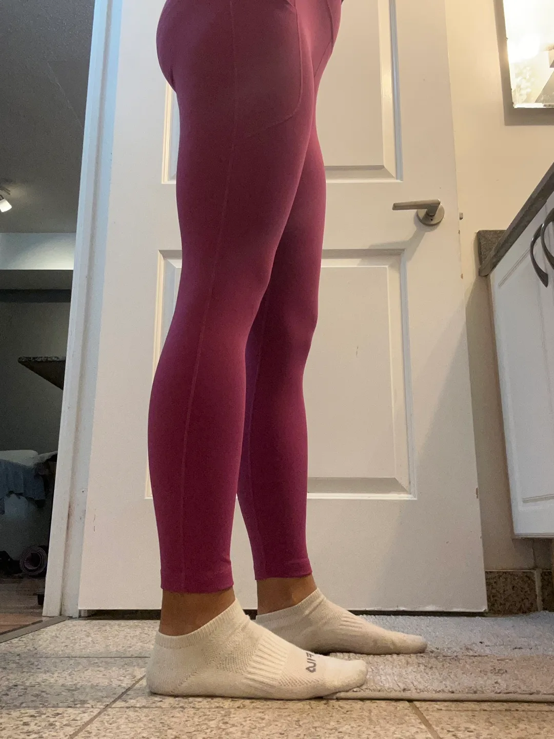 Nike Dri-FIT Leggings - Purple, Size Medium thumbnail