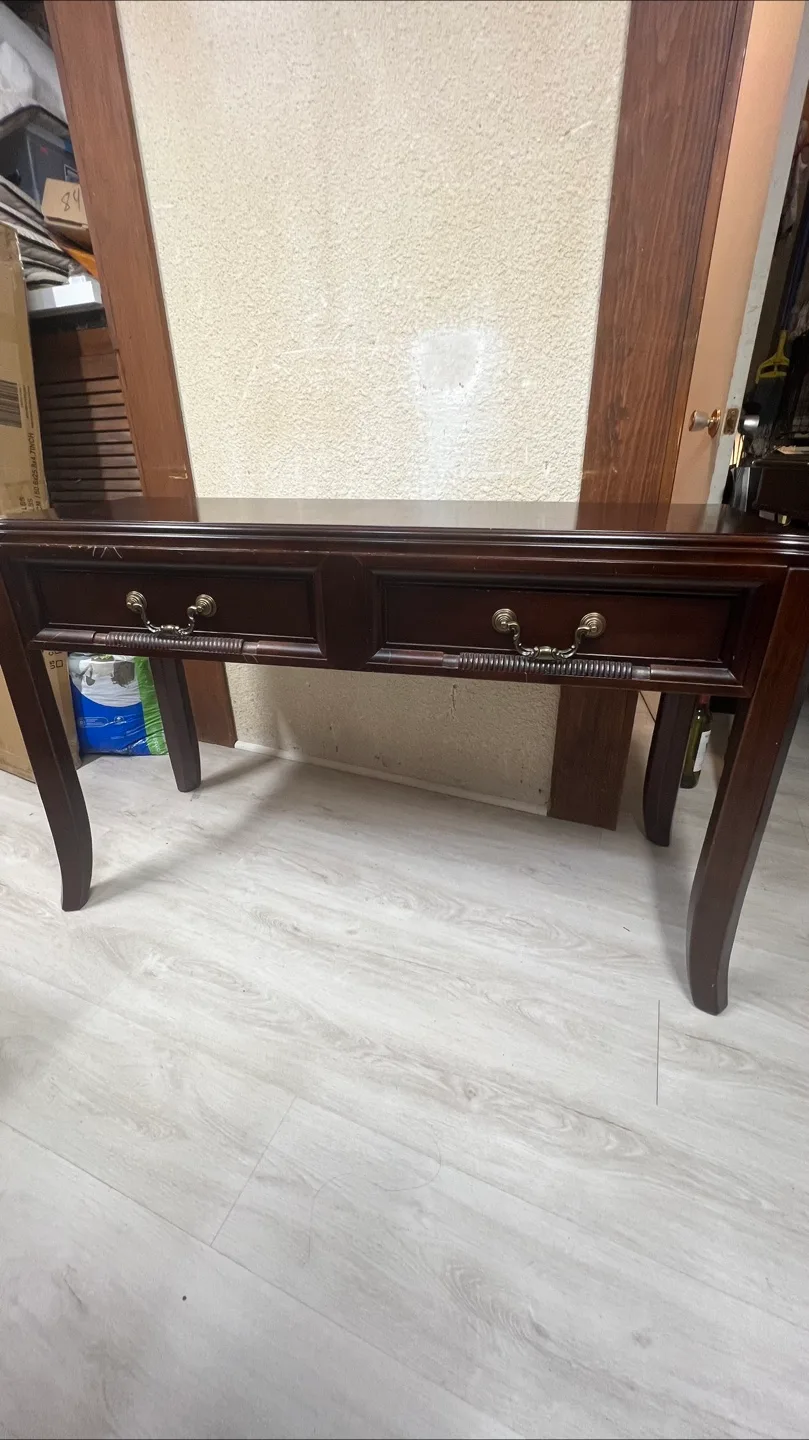 Dark Brown Console Table thumbnail