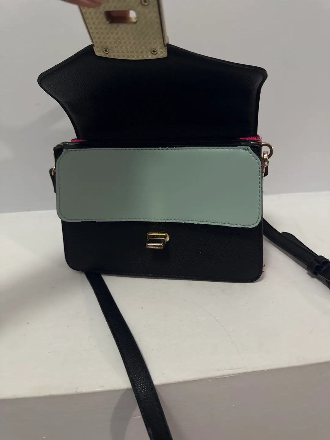 ALDO Snakeskin & Black Crossbody Bag image indicator(3)