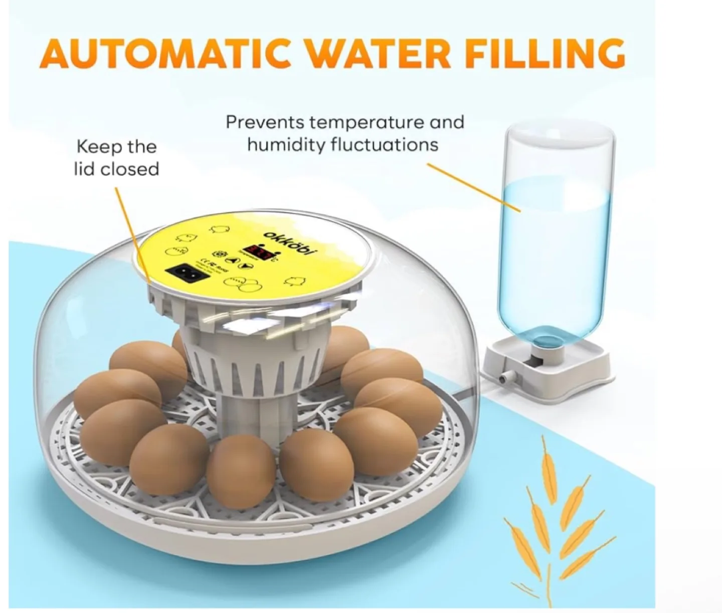 Okkobi Egg Incubator M12 - BRAND NEW** thumbnail