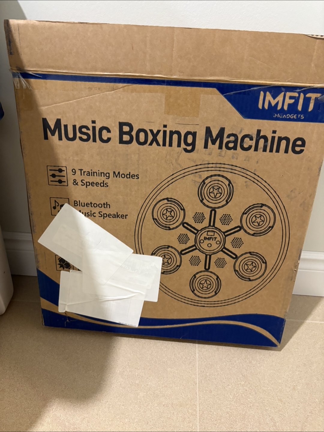 Imfit Music Boxing Machine with Gloves - photo 4