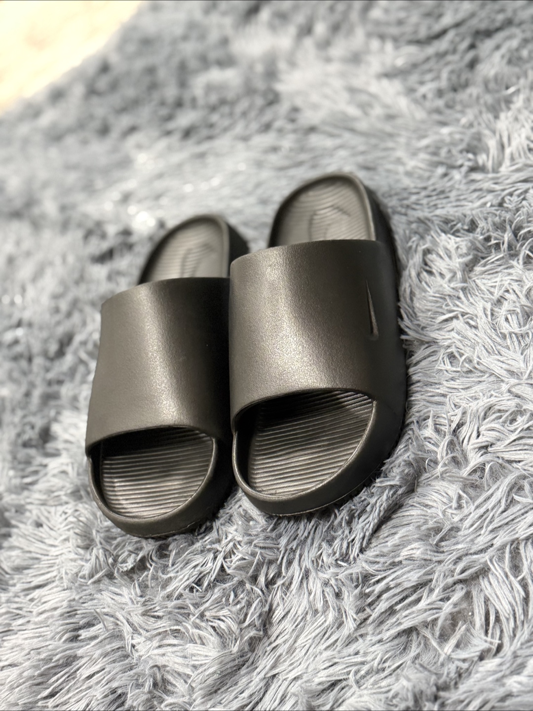 Nike Calm Slide - Size 8- Dark Grey