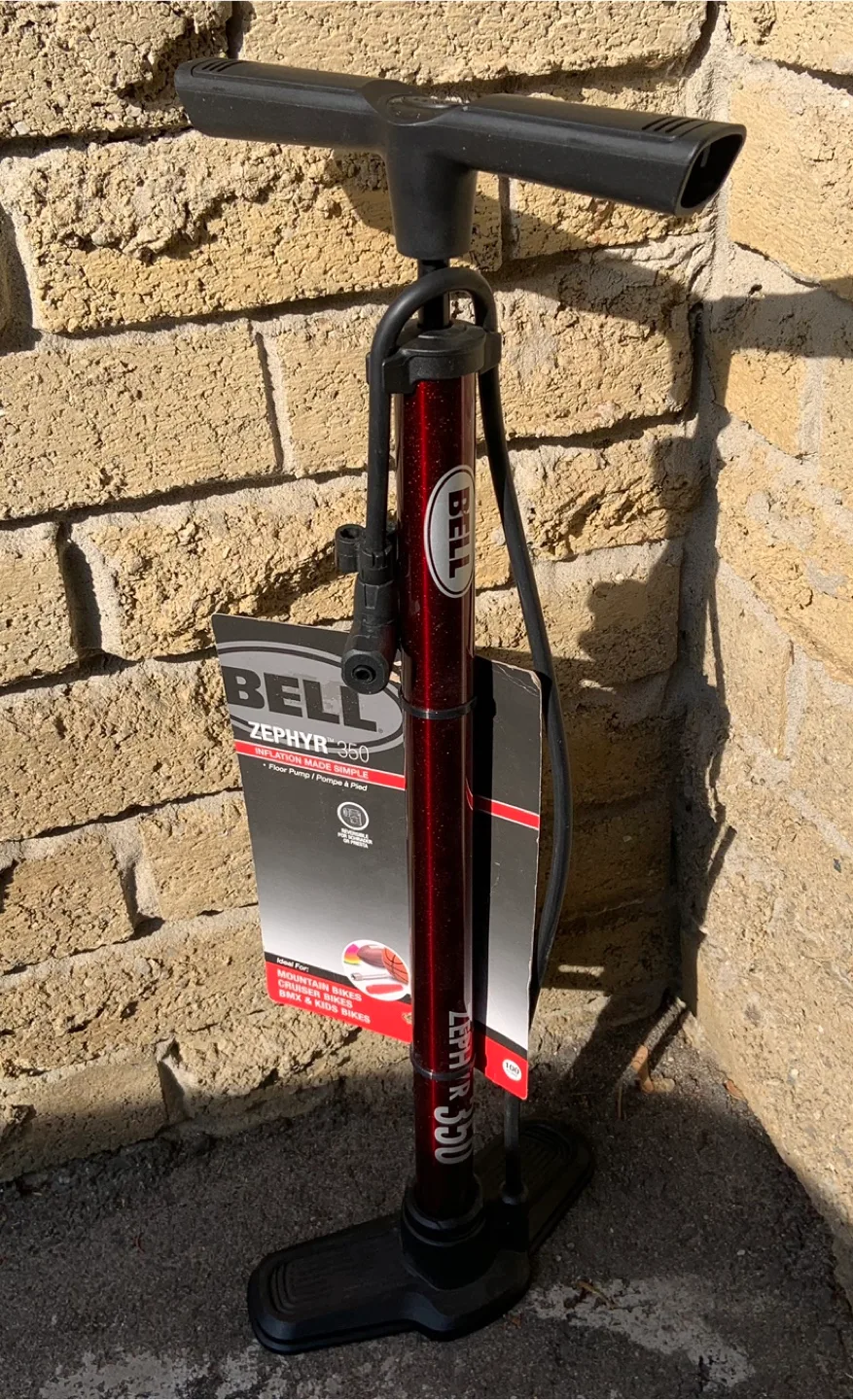 Bell Zephyr 350 Bike Floor Pump - New thumbnail