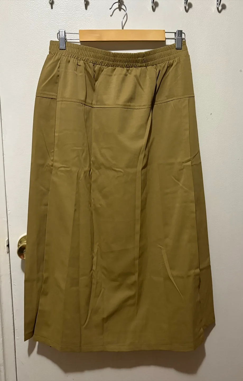 Dark Khaki Wrap Pants Skirt - Size XL thumbnail