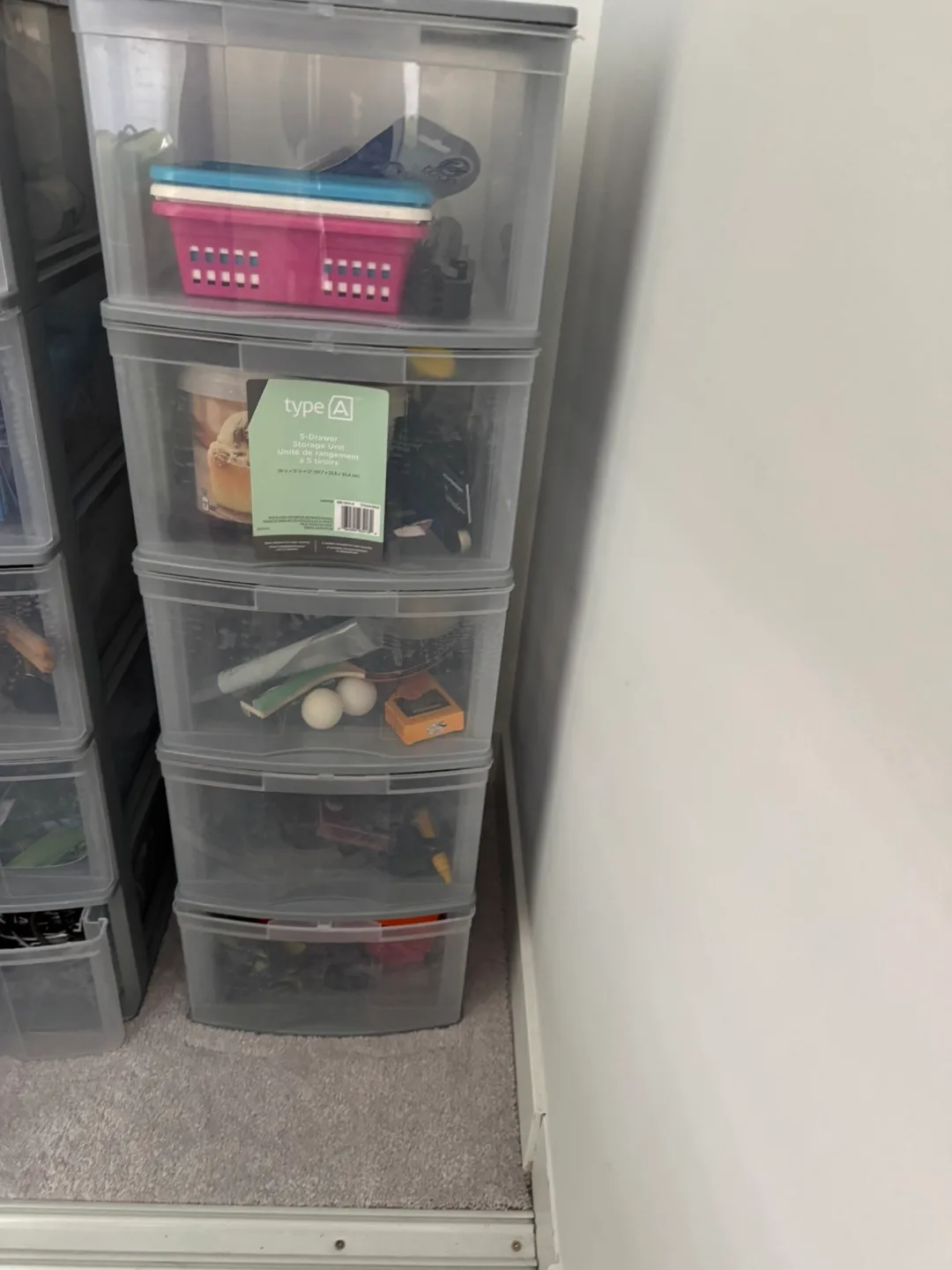 Type A 5-Drawer Storage Unit thumbnail