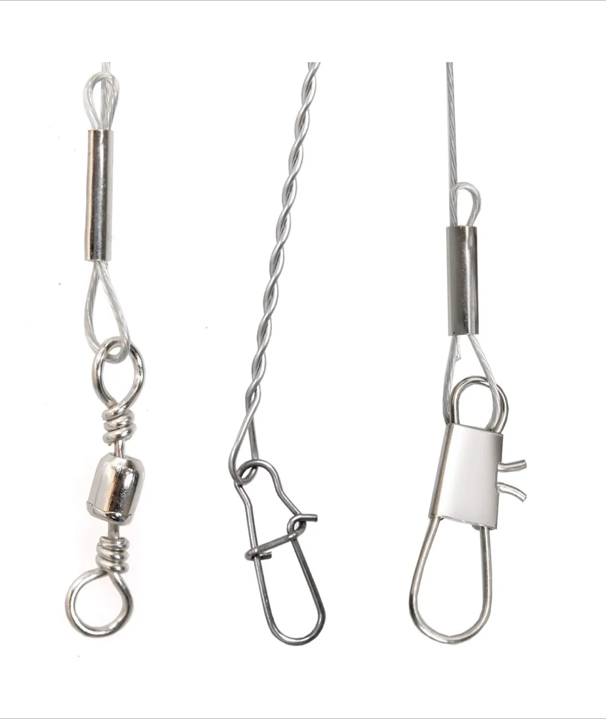 Fishing Wire Leader Trace with Swivel Snap image indicator(5)