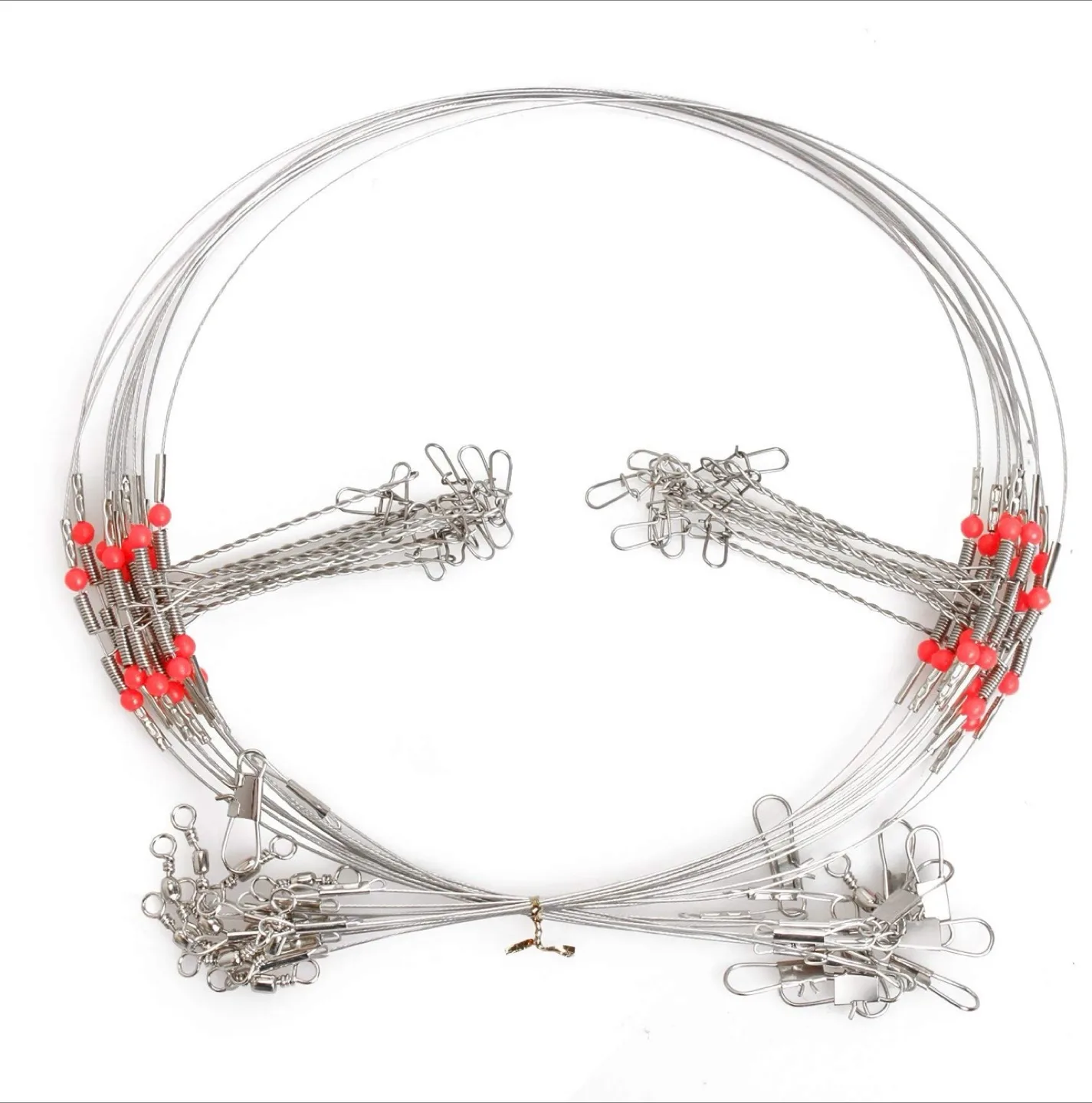 Fishing Wire Leader Trace with Swivel Snap thumbnail