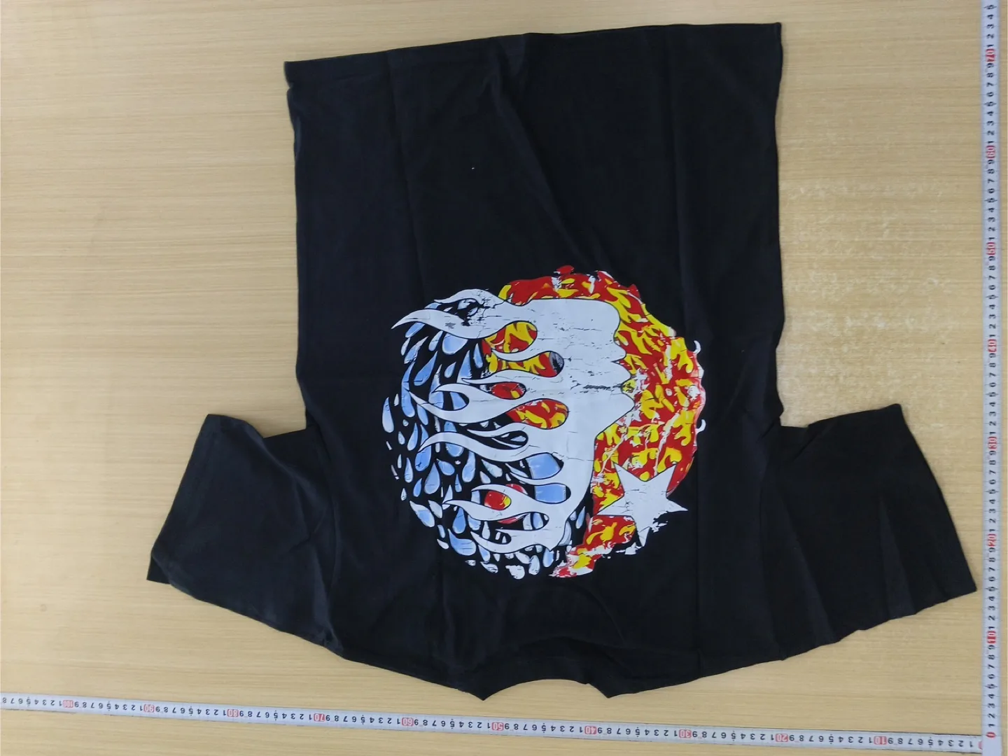 Hellstar “Records” Flame Skull Tee – Black image indicator(2)