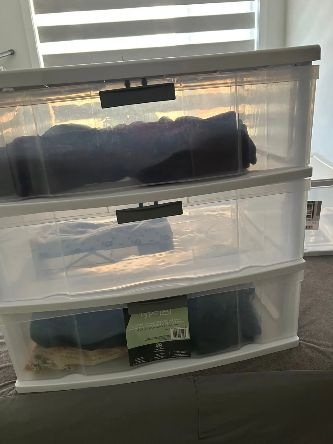 Type A Element 3-Drawer Wide Storage Tower thumbnail