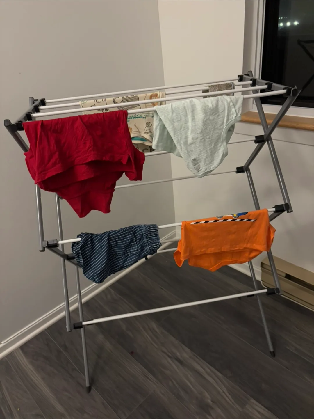 Folding Clothes Drying Rack - Space Saving thumbnail