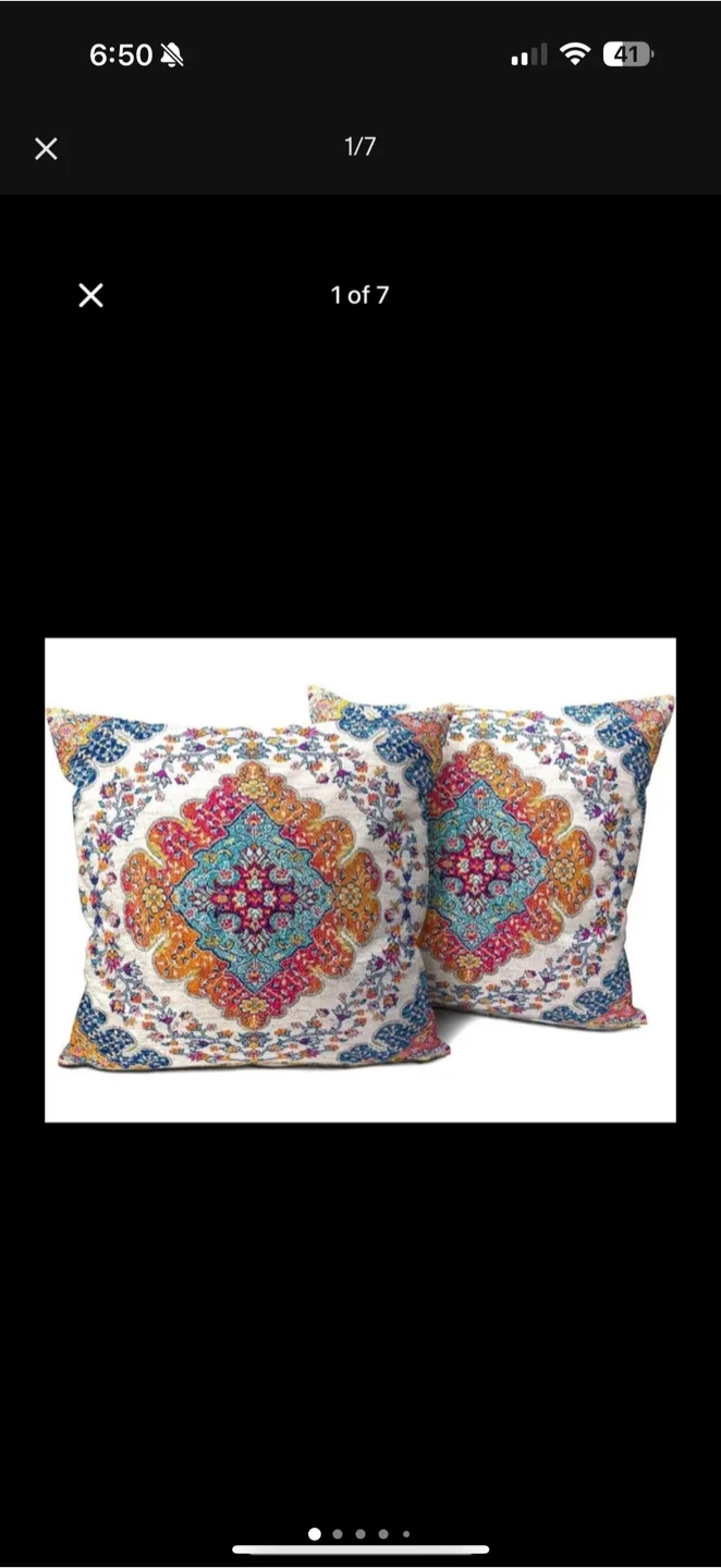 Decorative Pillow cases - Set of 2, brand new thumbnail