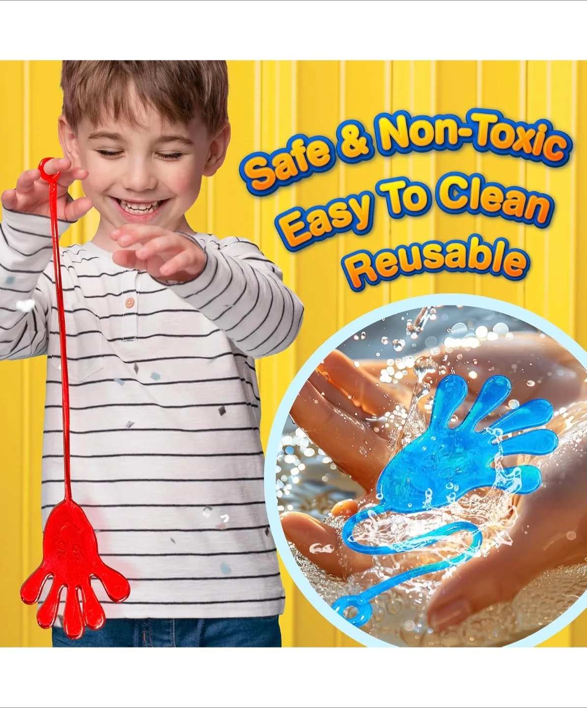 Sticky Stretchy Hands Party Favors image indicator(4)