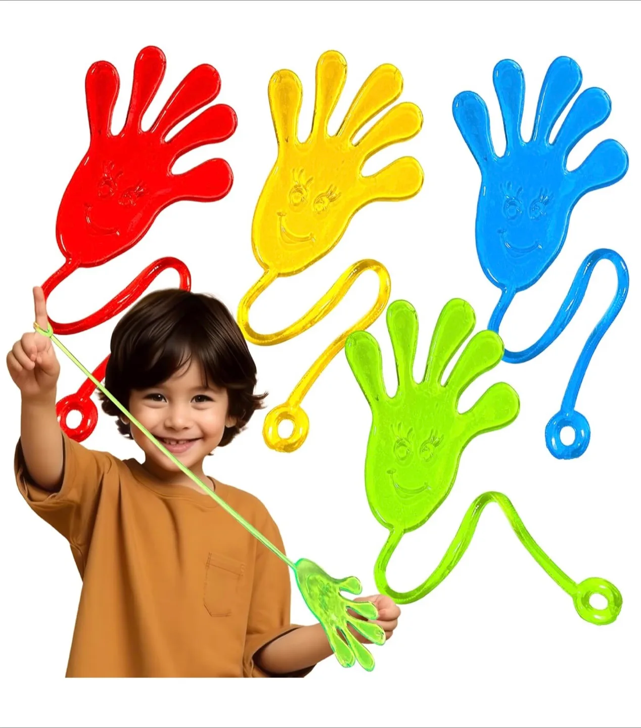 Sticky Stretchy Hands Party Favors thumbnail
