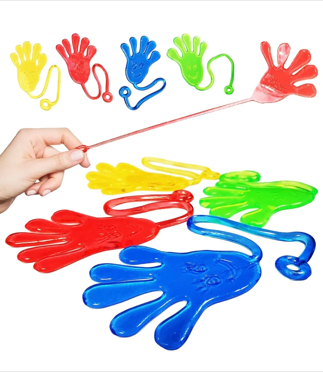 Sticky Stretchy Hands Party Favors image indicator(3)
