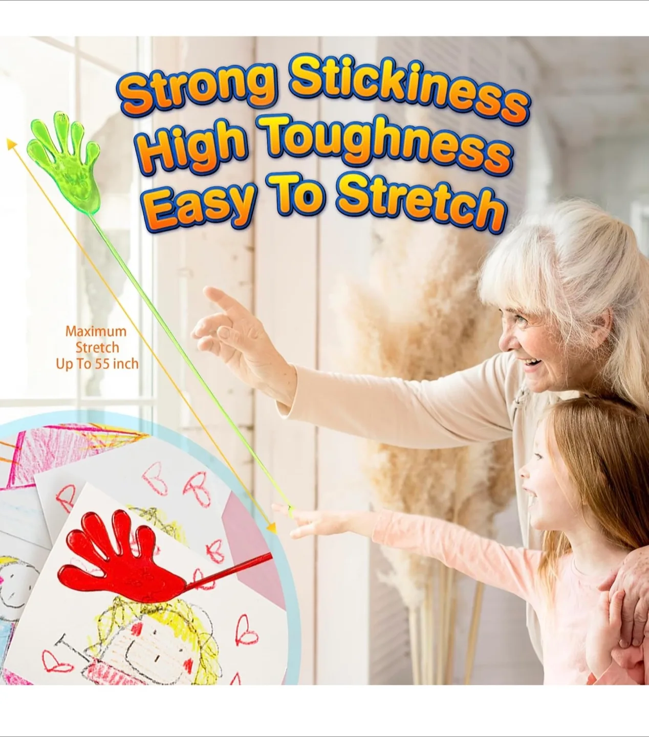 Sticky Stretchy Hands Party Favors image indicator(6)