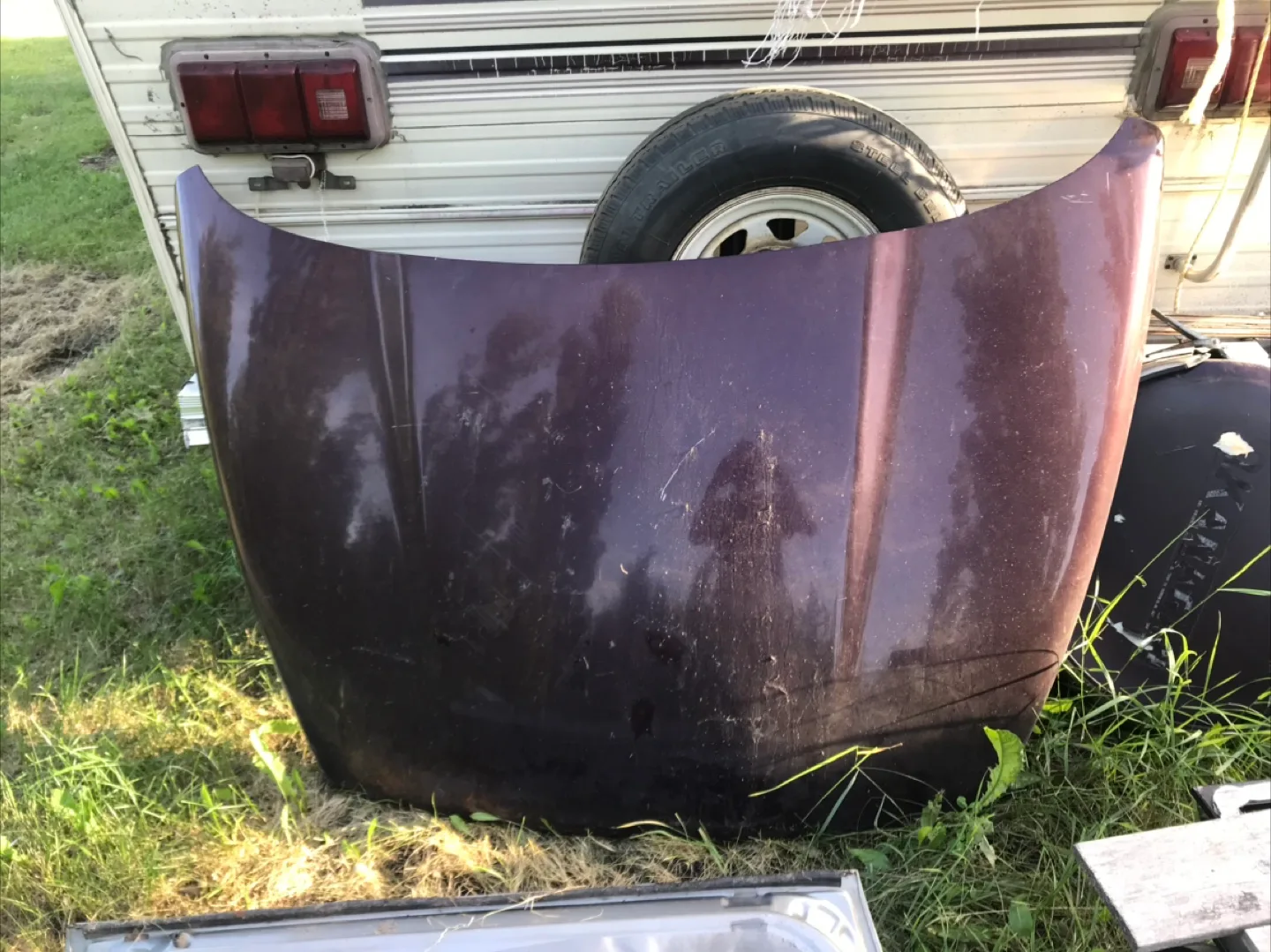 Older dodge ram hood - Purple thumbnail