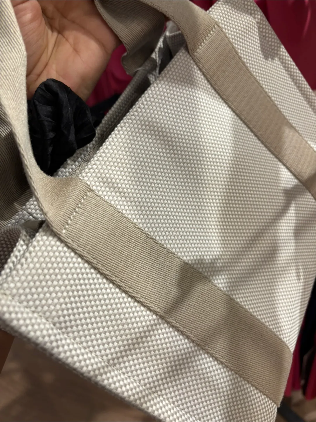 Lululemon Ivory/Beige Small Tote Bag image indicator(3)
